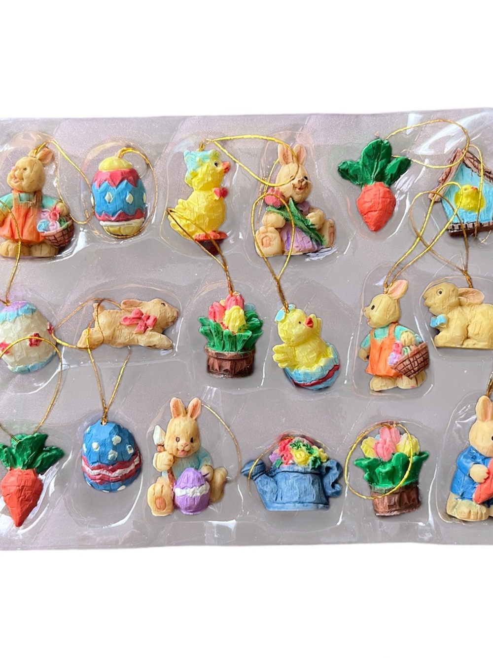 Easter Decor Bundle Bunny Signs Garland Ornaments Spring Decor Set - Picture 4 of 16